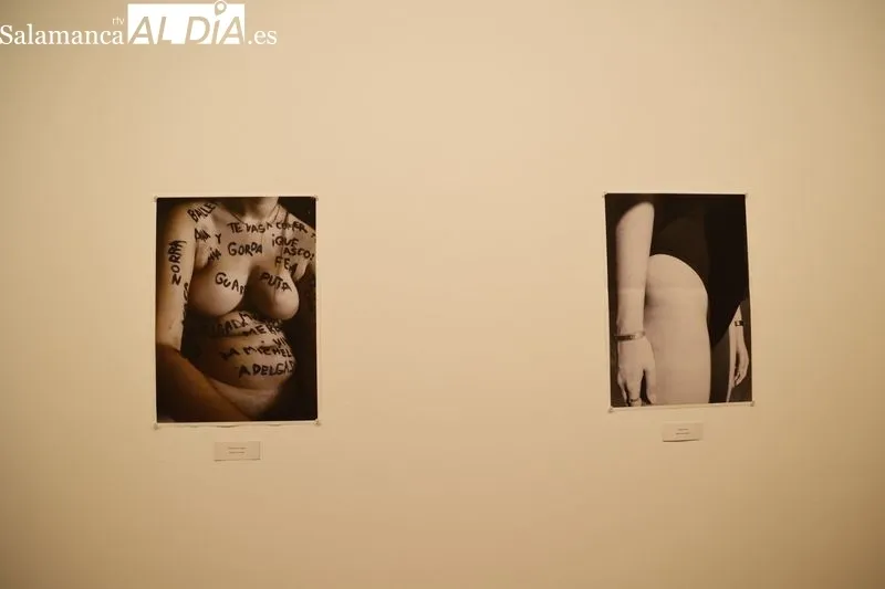 Exposición ‘Trazando cuerpos’, en la sala Cielo de Salamanca del Patio de Escuelas Menores. Foto de David Sañudo
