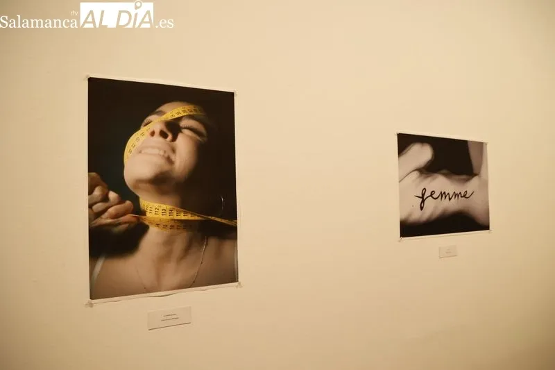 Exposición ‘Trazando cuerpos’, en la sala Cielo de Salamanca del Patio de Escuelas Menores. Foto de David Sañudo
