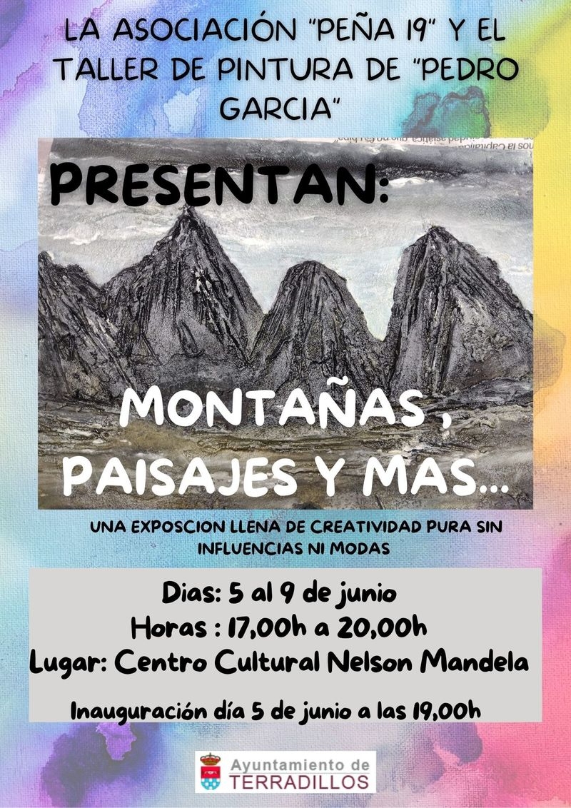 Foto 1 - Muestra pictórica 'Montañas, paisajes y más' en El Encinar