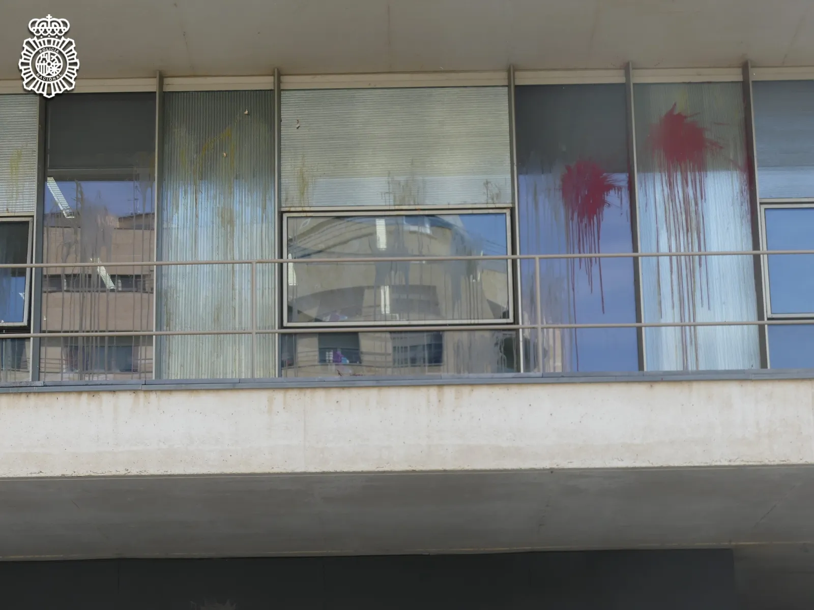 Destrozos en la Delegación de la Junta de Salamanca por estos incidentes del 5 de junio