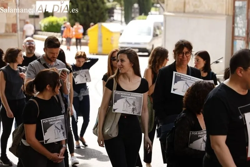 Foto de archivo de la movilización realizada el 6 de junio en Salamanca