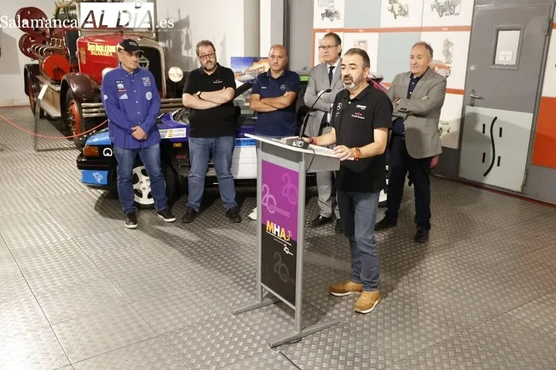Presentación del Rally Entresierras Histórico-Guijuelo en el Museo de Historia de la Automoción de Salamanca (MHAS). Foto de David Sañudo
