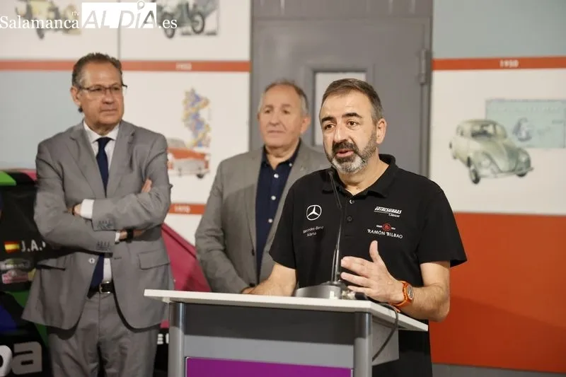 Presentación del Rally Entresierras Histórico-Guijuelo en el Museo de Historia de la Automoción de Salamanca (MHAS). Foto de David Sañudo
