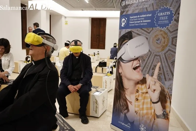 Inauguración de la visita virtual en 360º grados de la Catedral de Salamanca. Foto de David Sañudo
