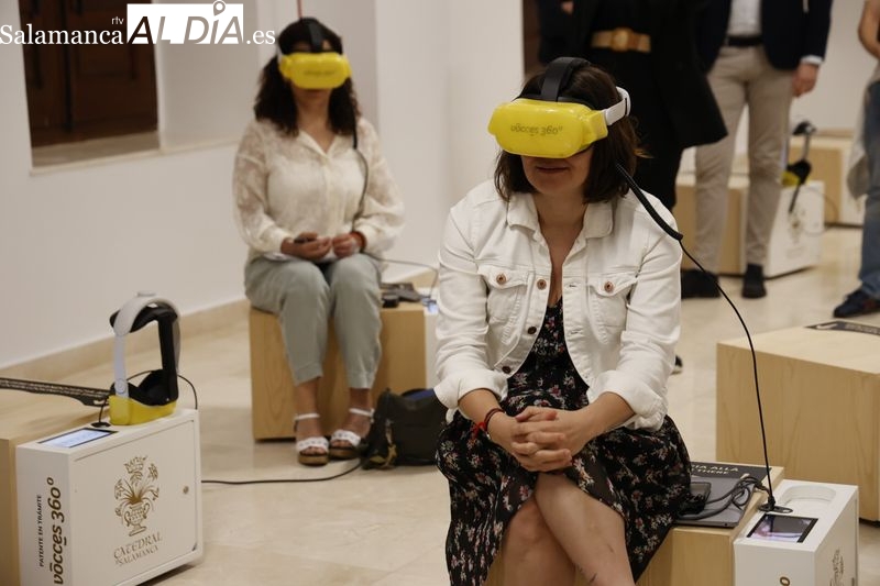 Inauguración de la visita virtual en 360º grados de la Catedral de Salamanca. Foto de David Sañudo