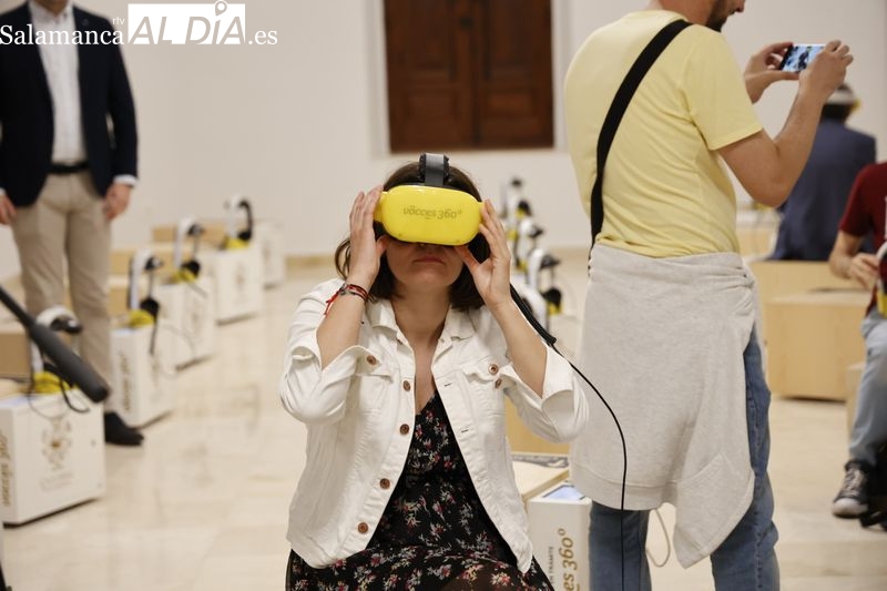 Inauguración de la visita virtual en 360º grados de la Catedral de Salamanca. Foto de David Sañudo