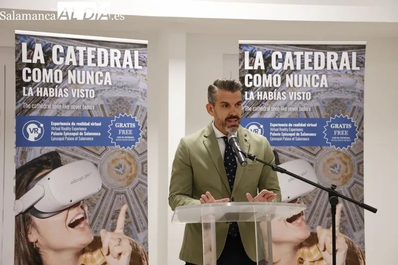 Inauguración de la visita virtual en 360º grados de la Catedral de Salamanca. Foto de David Sañudo