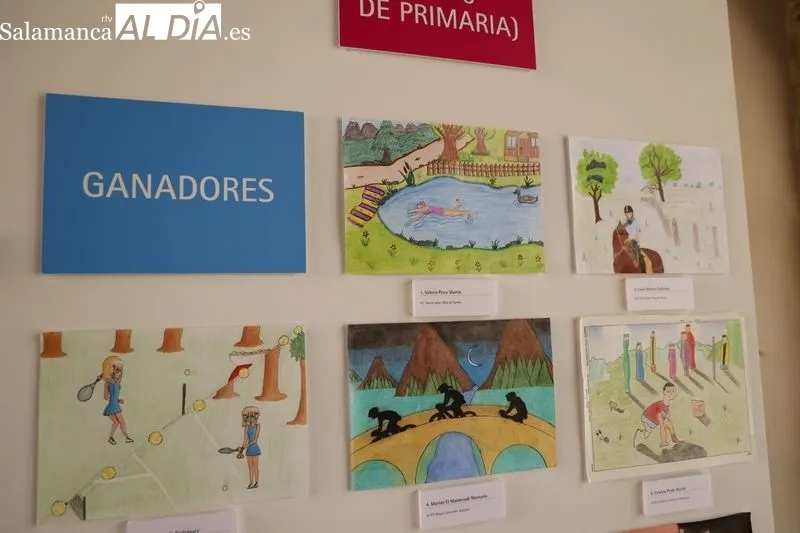 Entrega de los premios del XXI Concurso de Dibujo 'Venancio Blanco' en el Patio de la Salina. Foto de David Sañudo