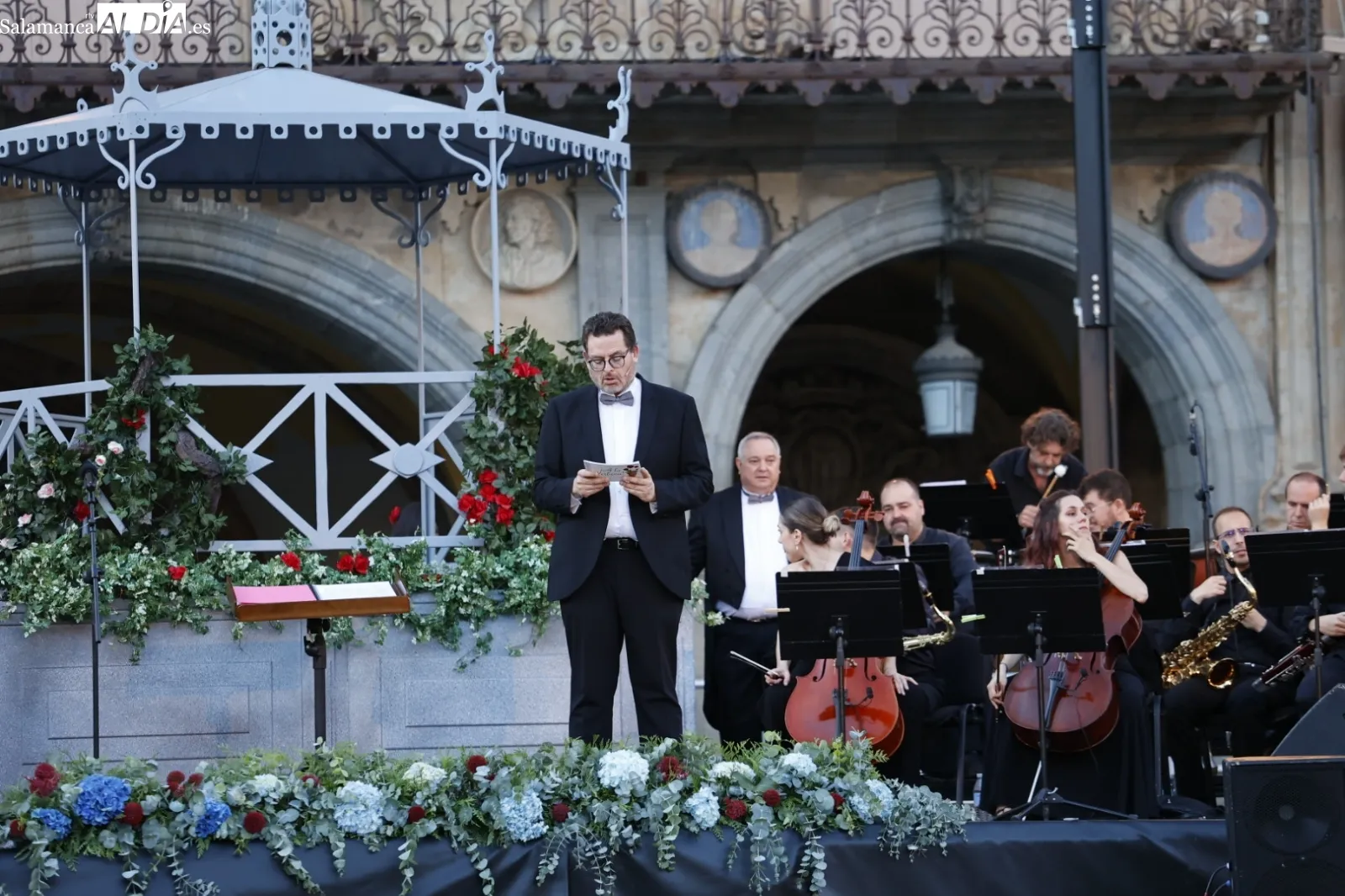 Foto 9 - El Concierto de la Banda Municipal de M&uacute;sica ameniza la noche en la Plaza Mayor