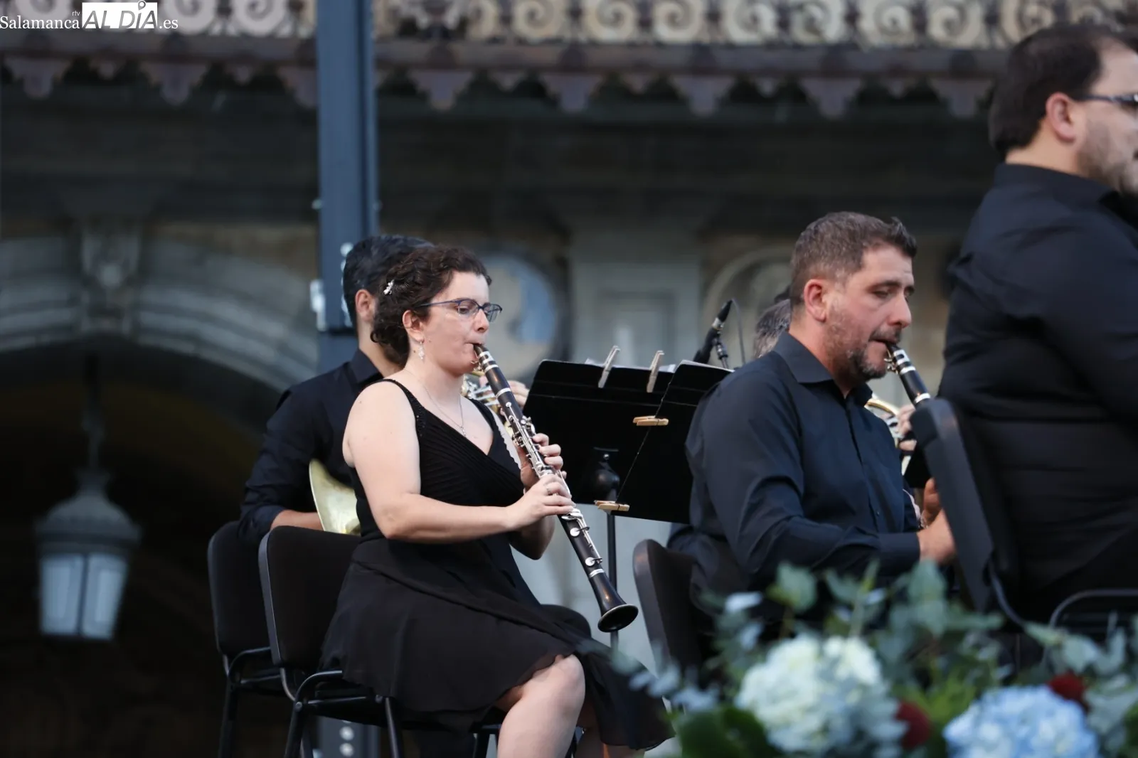 Foto 3 - El Concierto de la Banda Municipal de M&uacute;sica ameniza la noche en la Plaza Mayor