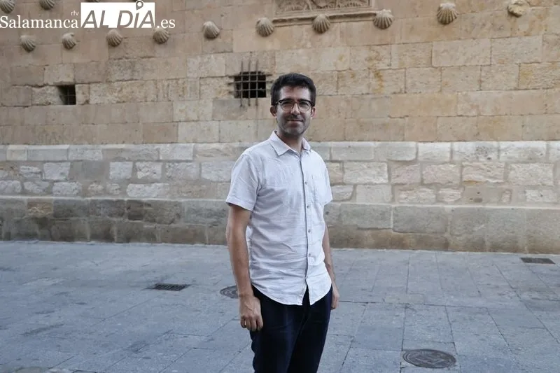 José Luis Sánchez, candidato al Congreso por Sumar en Salamanca. Foto de David Sañudo