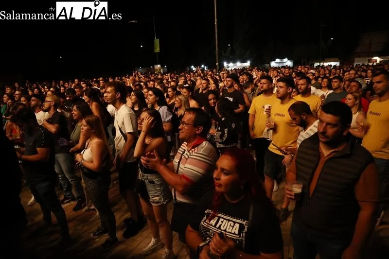 Concierto de La Fuga en Santa Marta de Tormes. Fotos: David Sañudo