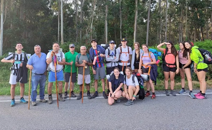 Foto 5 - Los mirobrigenses fans del Camino de Santiago realizan un tramo m&aacute;s de la ruta del Norte 