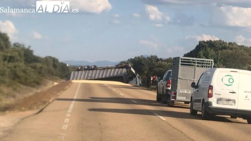 El corte de la circulación en la SA-315 podría prolongarse hasta la madrugada del martes  
