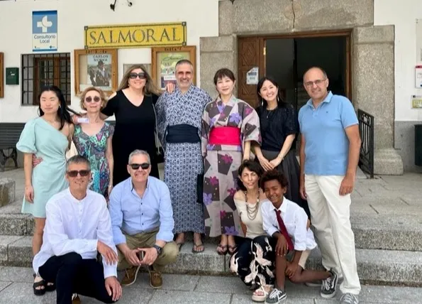 Salmoral ha celebrado su primera boda por el rito japones 
