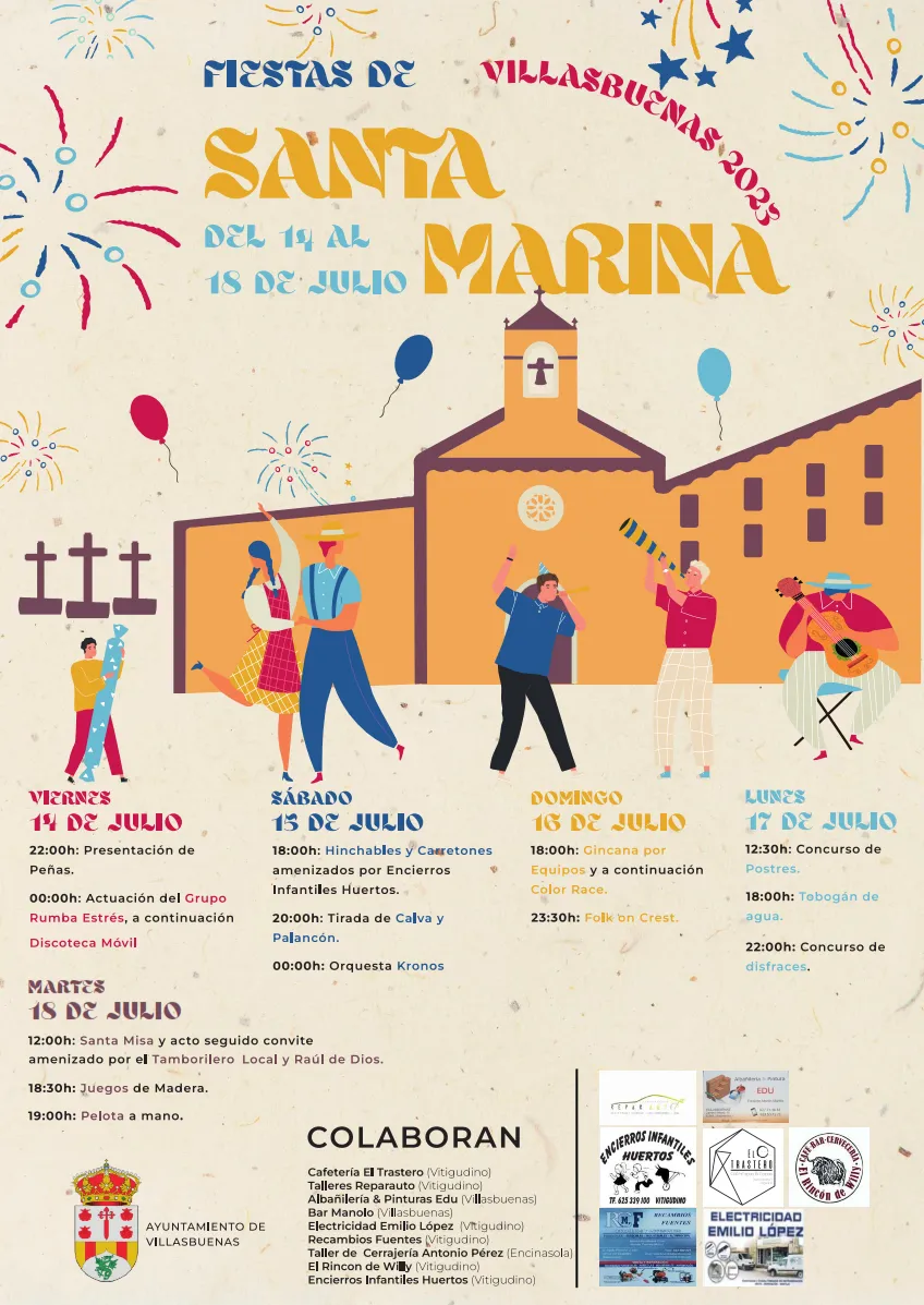 Foto 2 - Villasbuenas celebra Santa Marina con la m&uacute;sica de Folk On Crest, verbenas, juegos populares y actos religiosos