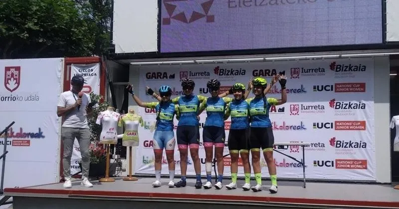 Integrantes de la Escuela de Ciclismo Salmantina