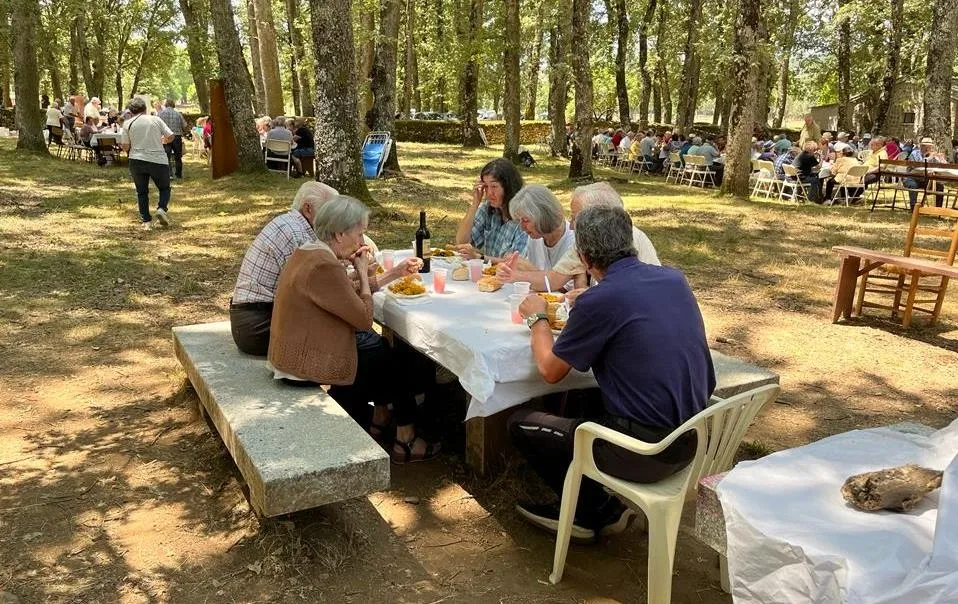 Foto 8 - Unos 250 mayores de El Rebollar disfrutan en El Bardal de su convivencia anual