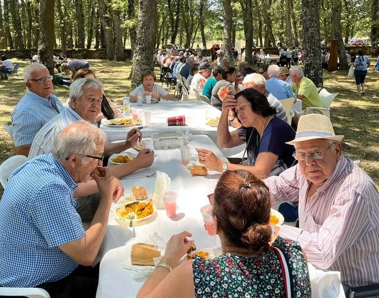 Foto 9 - Unos 250 mayores de El Rebollar disfrutan en El Bardal de su convivencia anual