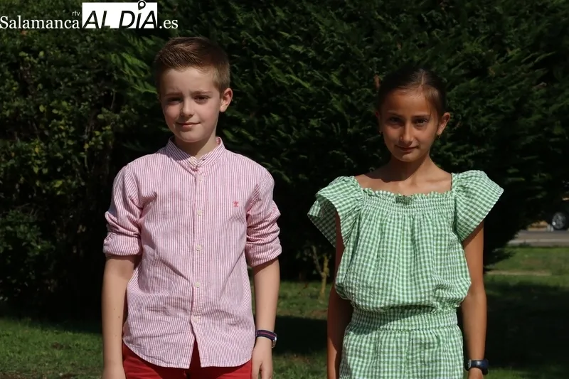Candela Vicente Sendín con Mateo Nácar Gallego