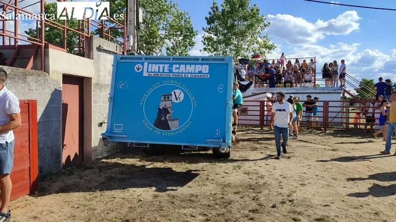 El II Toro de Cajón reunió en Boada a cientos de personas / CORRAL