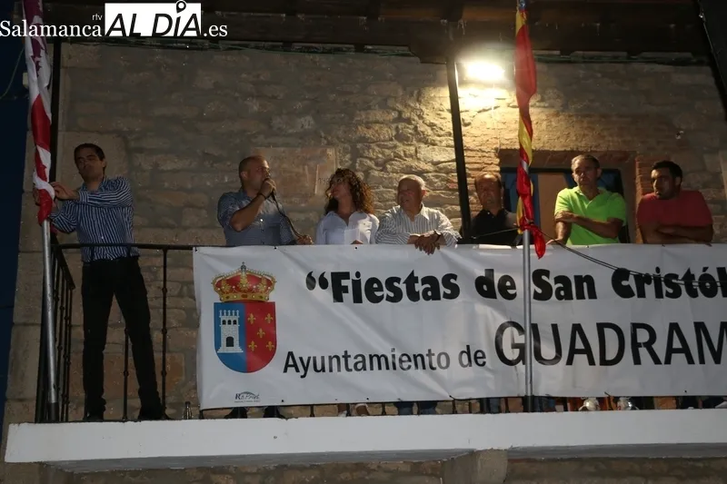 Pregón de Cristina Requejo Casado y cena de inicio de las fiestas de San Cristóbal en Guadramiro / CORRAL