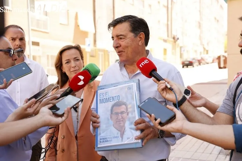Visita a Salamanca de la vicesecretaria de Estudios y Programas del Partido Popular, Carmen Navarro. Foto de David Sañudo