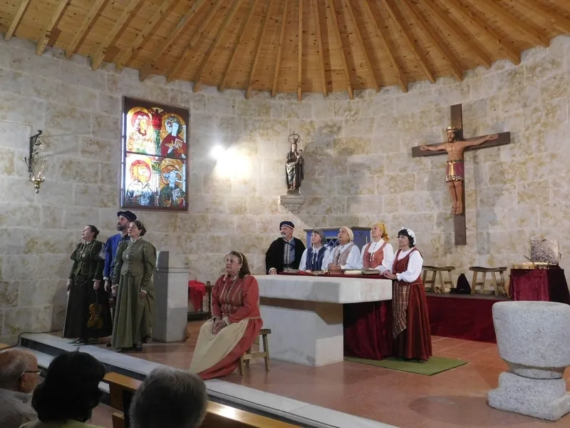 Representación de la obra 'Buscando a Nebrija' en La Mata de Ledesma