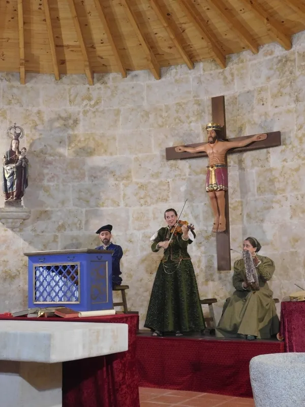 Representación de la obra 'Buscando a Nebrija' en La Mata de Ledesma