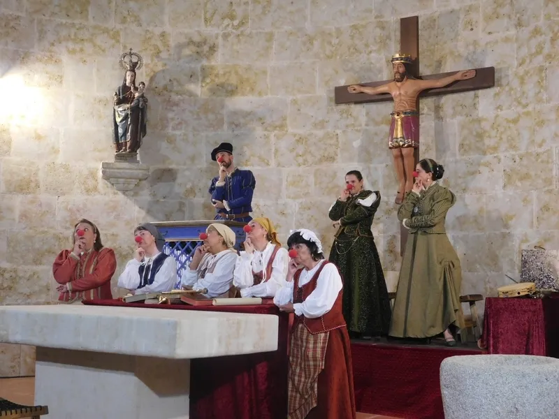 Representación de la obra 'Buscando a Nebrija' en La Mata de Ledesma
