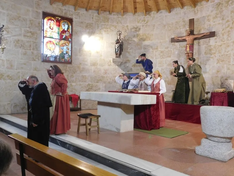 Representación de la obra 'Buscando a Nebrija' en La Mata de Ledesma