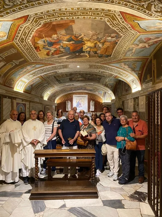 Foto 2 - Los profesores de Religi&oacute;n de la Di&oacute;cesis peregrinan a Roma