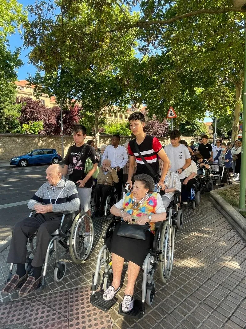 Actos en Salamanca con los símbolos Jornada Mundial de la Juventud. Foto Diócesis de Salamanca