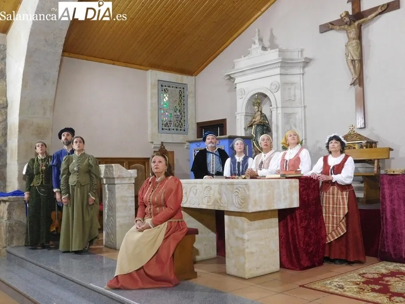 Representación de la obra 'Buscando a Nebrija' en Villarmayor 