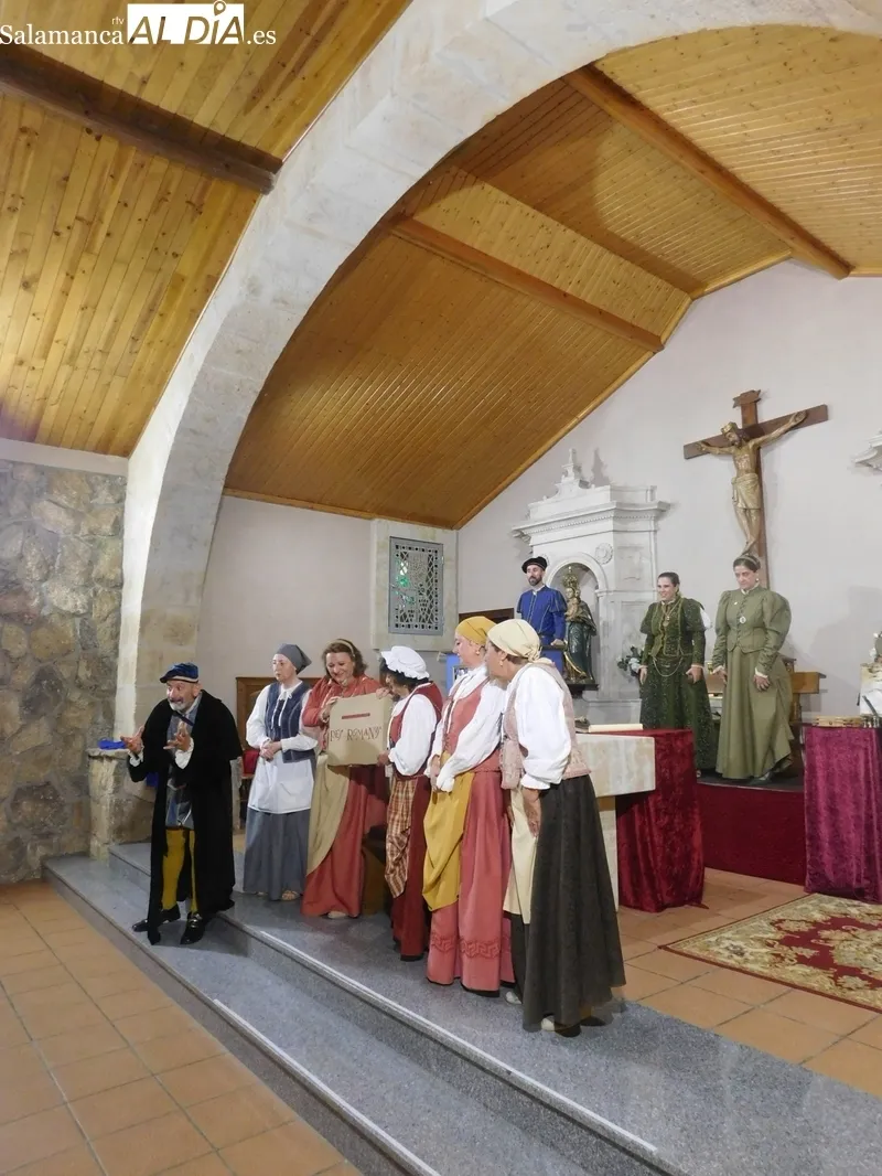 Representación de la obra 'Buscando a Nebrija' en Villarmayor 