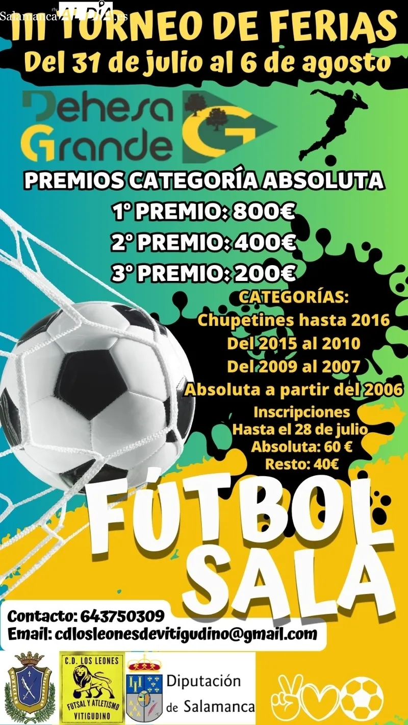 El Torneo de Ferias de fútbol sala de Vitigudino es todo un referente de este deporte en la provincia 