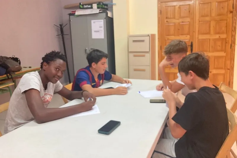 Primera sesión de la creación de podcast en Monleras