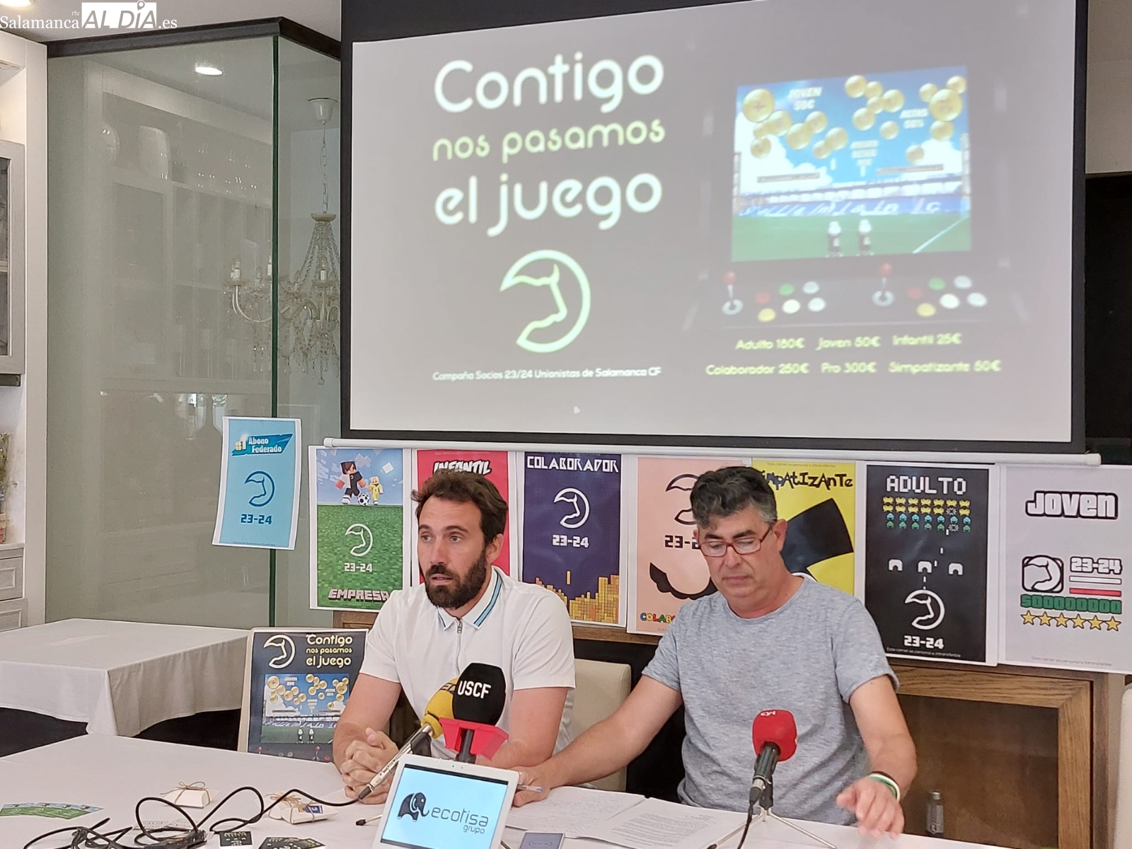 Unionistas presenta su campaña de socios: Contigo nos pasamos el juego