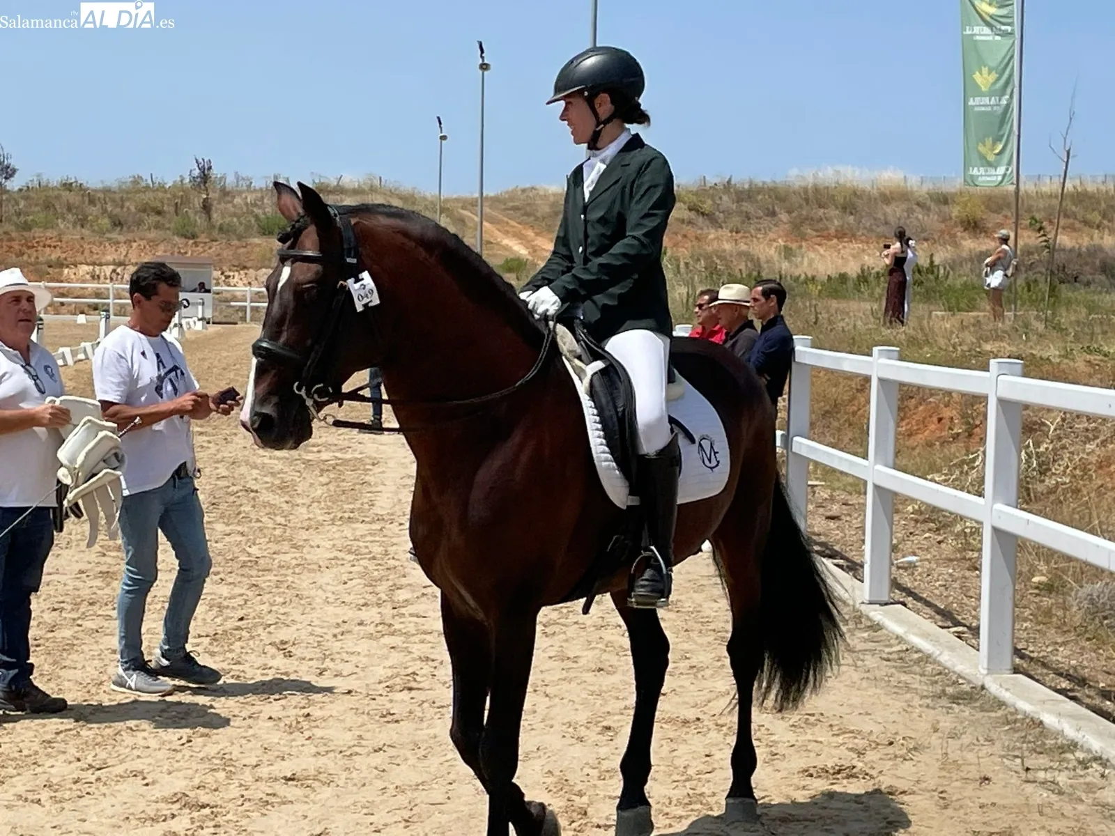 Participación de Isabel Muñoz Carreño en el Campeonato de Castilla y León de doma clásica celebrado en Zamora 