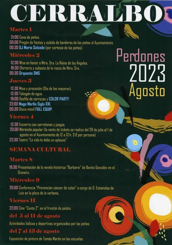 Foto 2 - Cerralbo suma a sus fiestas de &lsquo;Los Perdones&rsquo; una Semana Cultural