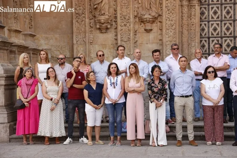 Acto del PP de Salamanca en la Plaza Concilio de Trento con la visita del alcalde de Madrid, José Luis Martínez-Almeida