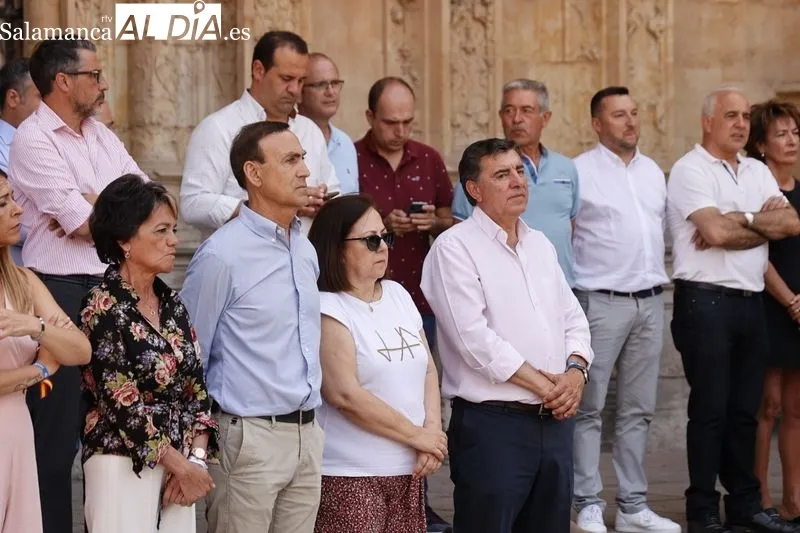Acto del PP de Salamanca en la Plaza Concilio de Trento con la visita del alcalde de Madrid, José Luis Martínez-Almeida