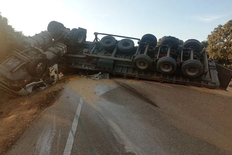 El corte de la circulación en la SA-315 podría prolongarse hasta la madrugada del martes  