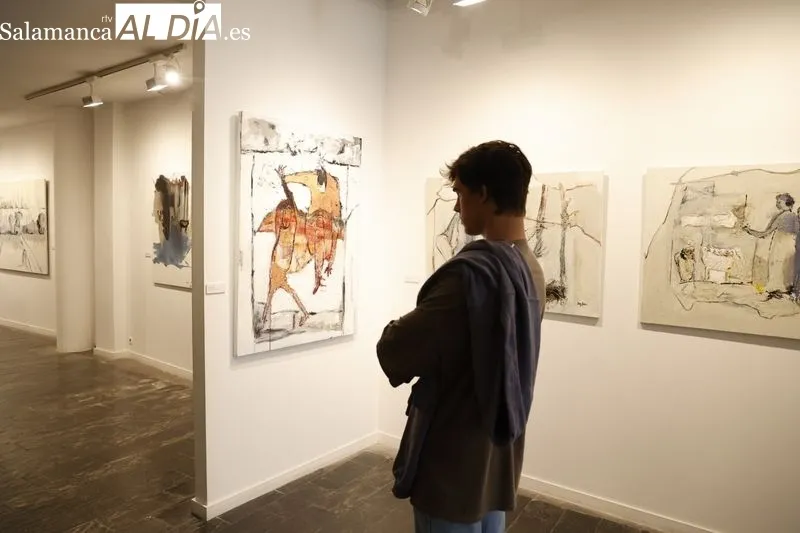 Exposición de María Isabel Rúiz- Horn en la sala de La Salina. Foto de David Sañudo