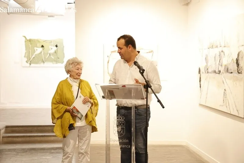 Exposición de María Isabel Rúiz- Horn en la sala de La Salina. Foto de David Sañudo
