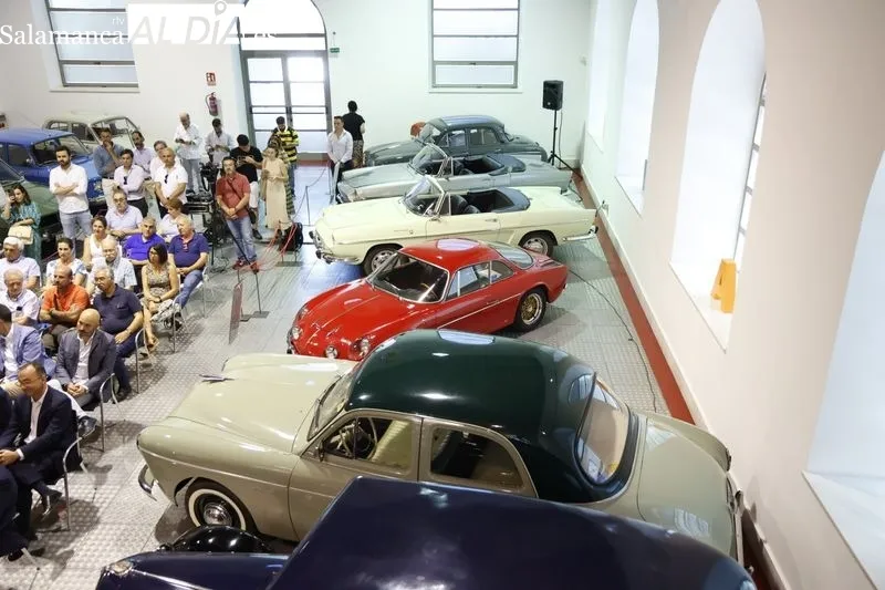 Inauguración en el Museo de Historia de la Automoción de Salamanca (MHAS) de la exposición temporal ‘Renault: 125 años de Historia de la Automoción’. Foto David Sañudo