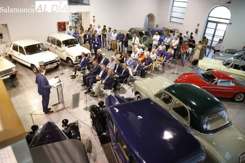 Inauguración en el Museo de Historia de la Automoción de Salamanca (MHAS) de la exposición temporal ‘Renault: 125 años de Historia de la Automoción’. Foto David Sañudo