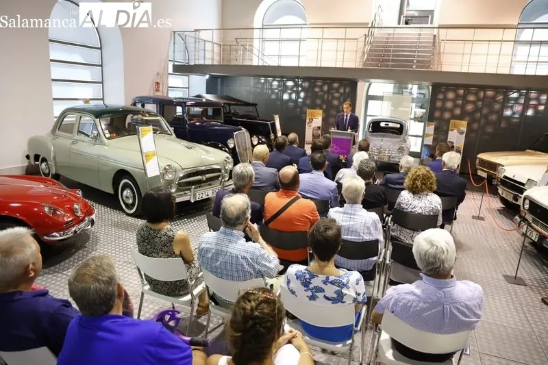 Inauguración en el Museo de Historia de la Automoción de Salamanca (MHAS) de la exposición temporal ‘Renault: 125 años de Historia de la Automoción’. Foto David Sañudo