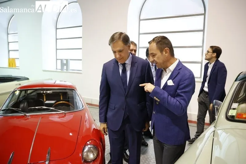 Inauguración en el Museo de Historia de la Automoción de Salamanca (MHAS) de la exposición temporal ‘Renault: 125 años de Historia de la Automoción’. Foto David Sañudo