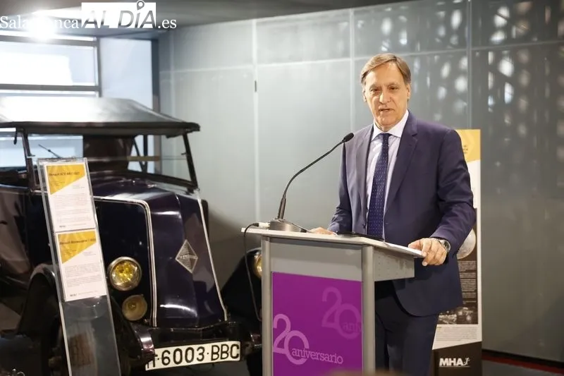 Inauguración en el Museo de Historia de la Automoción de Salamanca (MHAS) de la exposición temporal ‘Renault: 125 años de Historia de la Automoción’. Foto David Sañudo